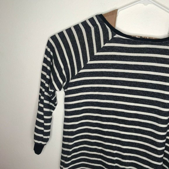 Caslon Tie Front Hem 3/4 Sleeve Crop Top Scoop - Picture 10 of 12